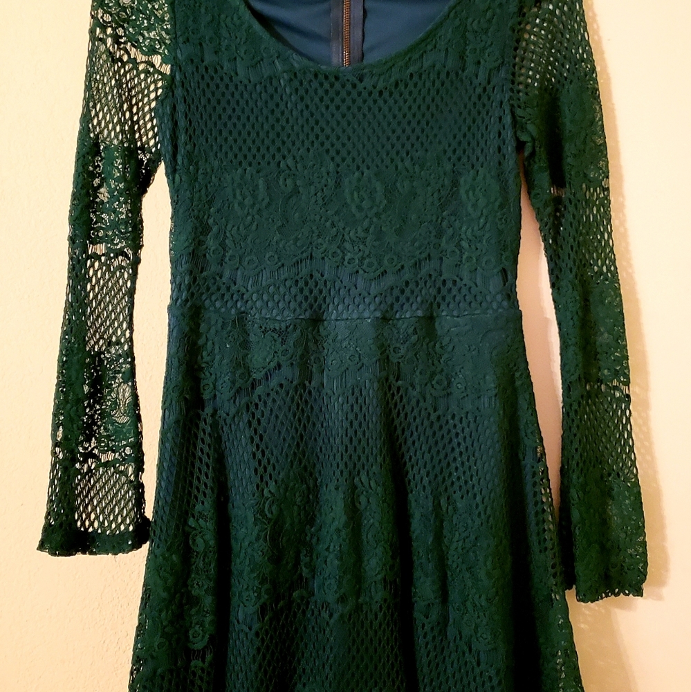 Green Lace Dress